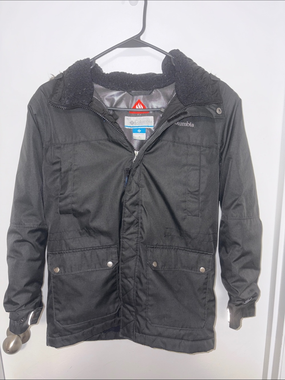 COLUMBIA SNOWFIELD OUTGROWN SYSTEMS BOYS JACKET SIZE: M 10/12